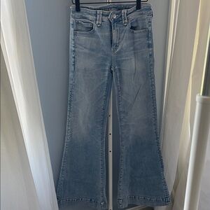 American Eagle Outfitters Light Blue Flare Jeans
